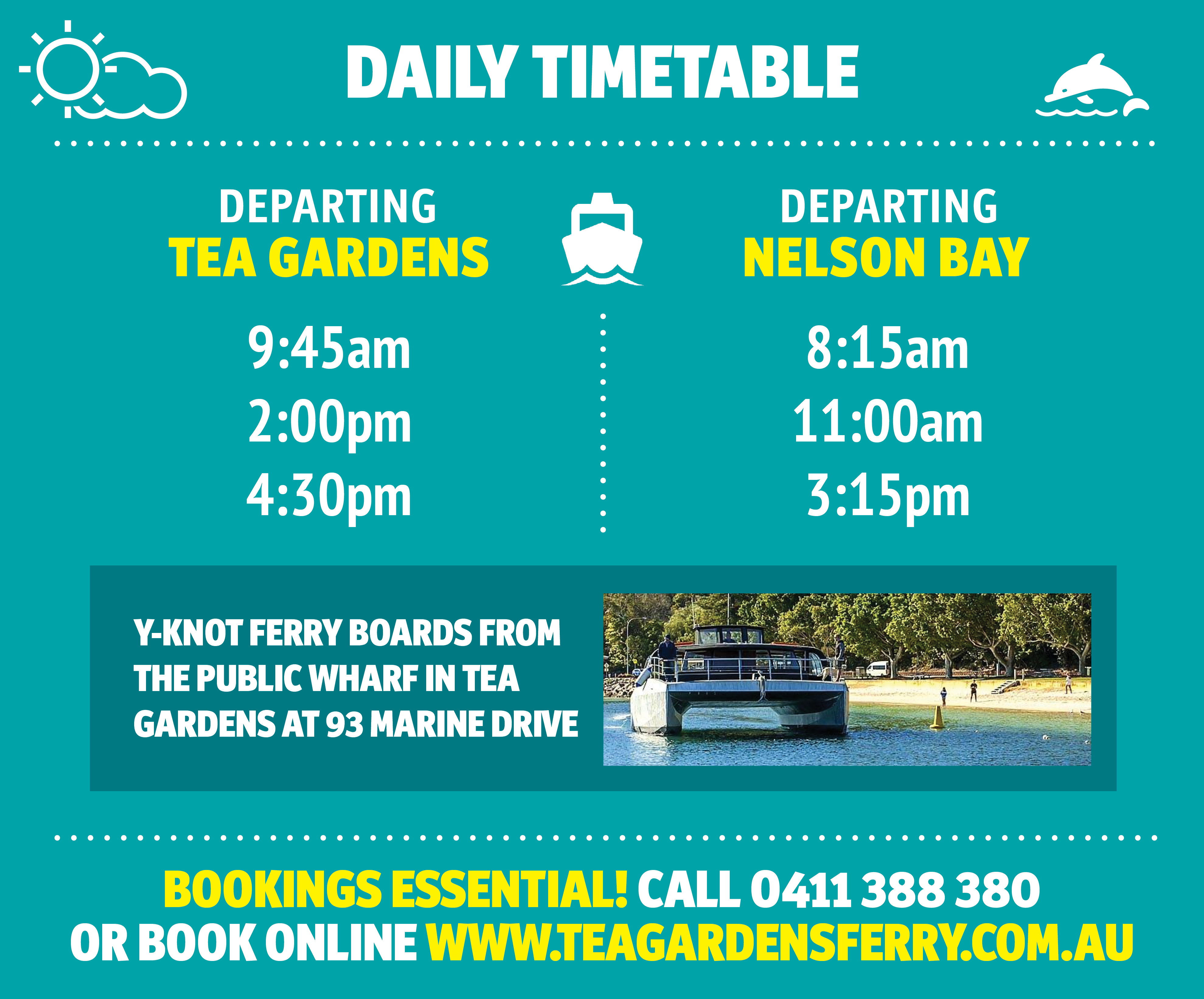 Nelson Bay Ferry Timetable Nelson Bay Ferry Timetable